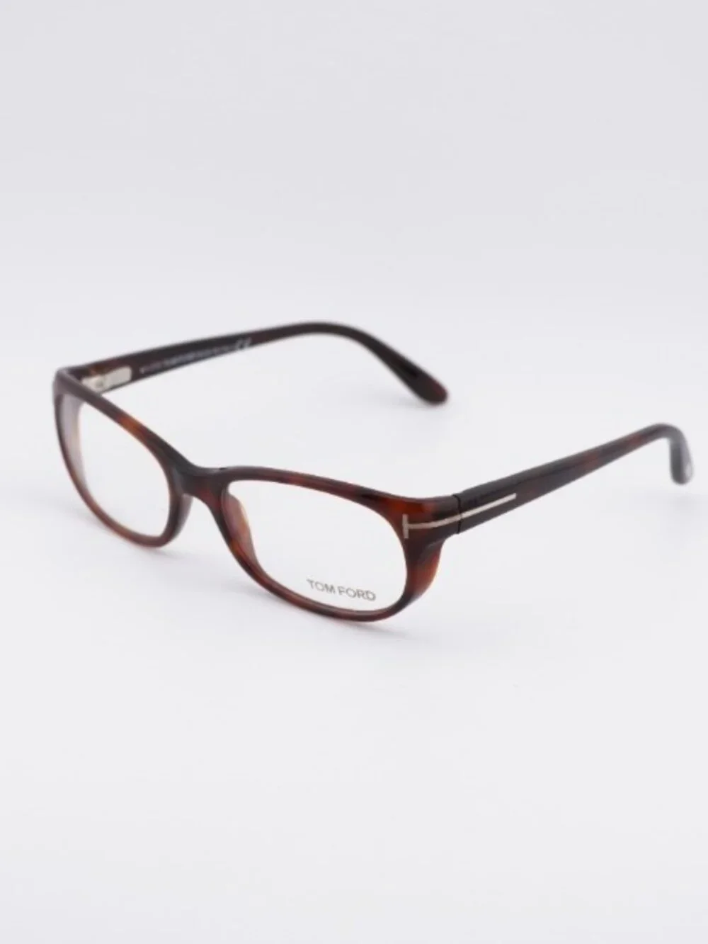 Tom Ford FT5229 052 Eyeglasses Havana 54mm Rectangle Frame